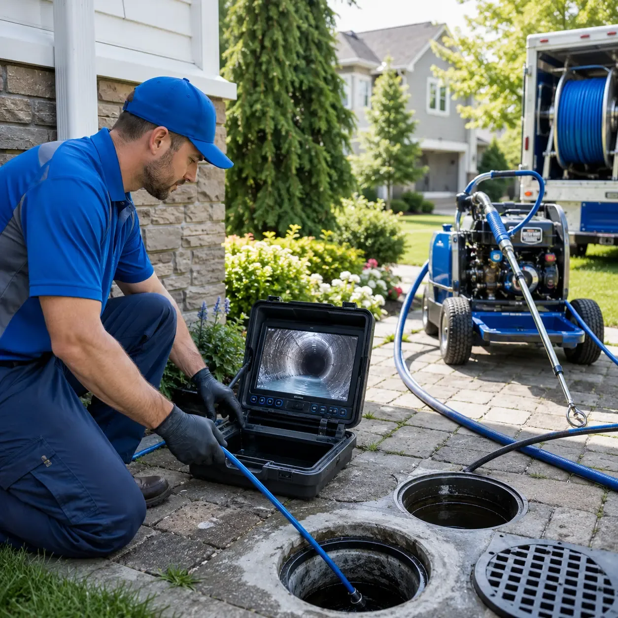 Outdoor drain cleaning professionals serving Oilton, TX