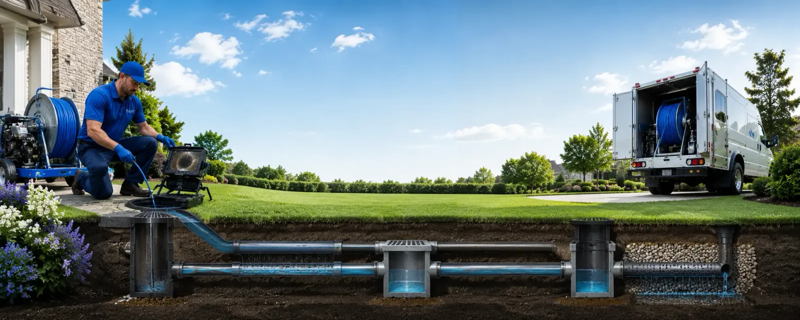 Outdoor drain cleaning information for Oilton, TX